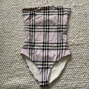 Burberry Purple Plaid one piece